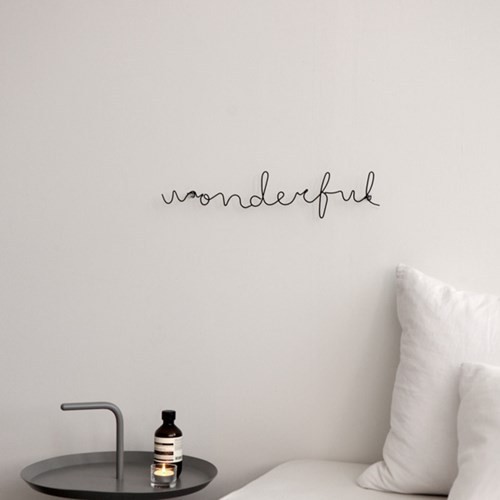 【CD home decor】ins Nordic style decoration wrought iron letters wall decoration, ornaments modeling