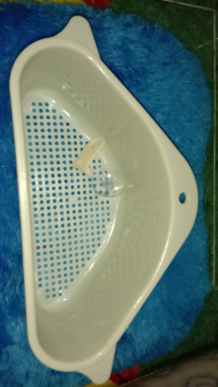 Rak Sudut Wastafel Segitiga - Rak Cuci Piring