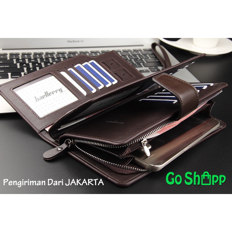 Dompet Baellerry Original Import Premium - Dompet Unisex Baellerry Import 22 Slot Kartu [DP03]