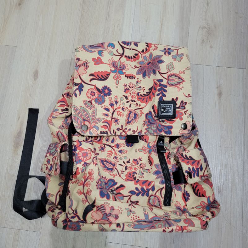 preloved ransel wanita flower