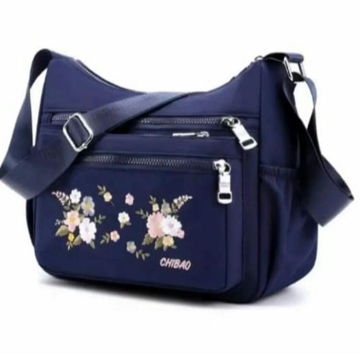 Harga TERMURAAH.. Tas Slempang bordir bunga Ori Chibao 788-11/Chibao 788/chibao L010