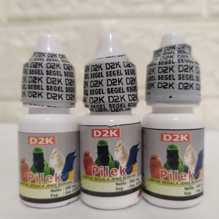 D2K Pilek obat burung pilek bersin -bersin hidung berlendir ngorok bulu ngembang