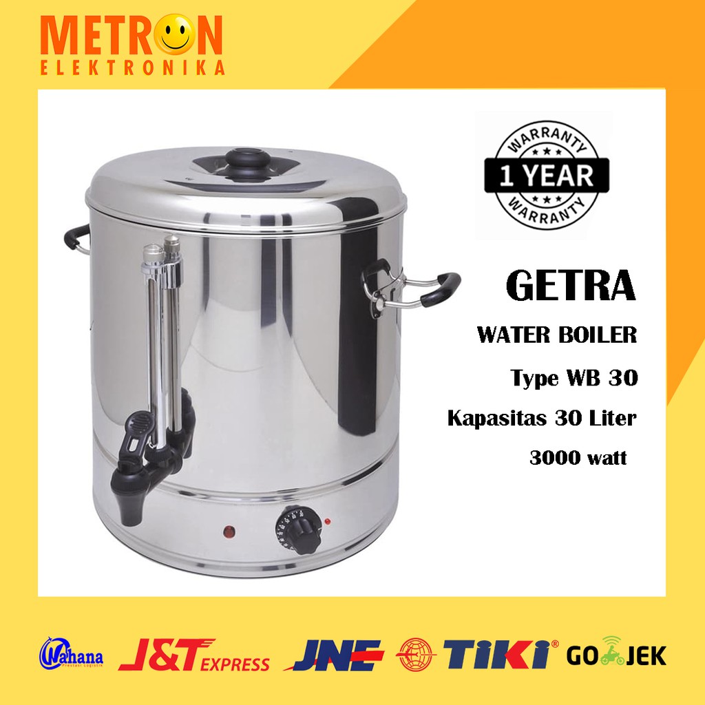 GETRA WB 30 - WATER BOILER 30 LTR / PEMANIS AIR LISTRIK / WB30