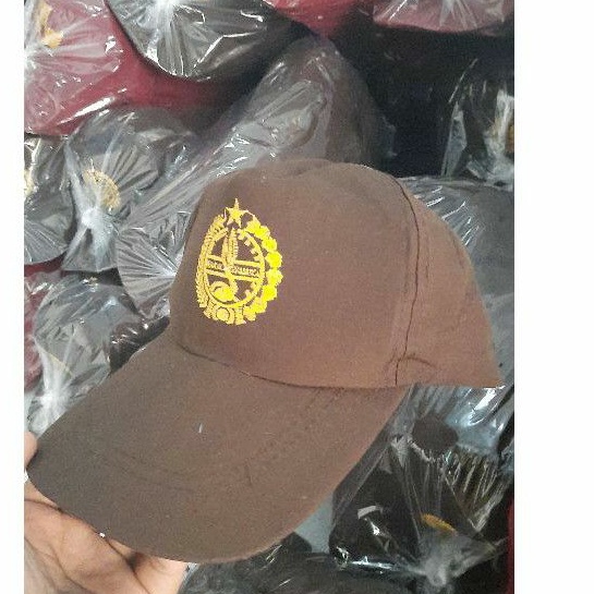 TOPI PRAMUKA coklat(ukuran normal)