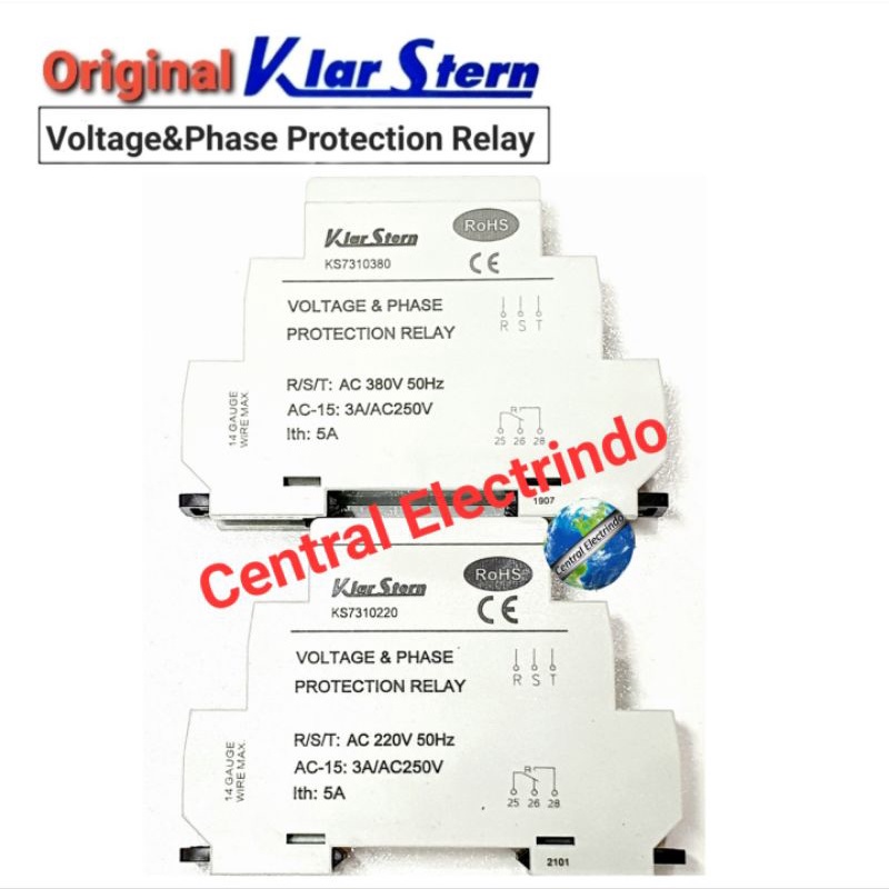 Three Phase Voltage &amp; Phase Protection Relay KS7310 AC 220V/380V.