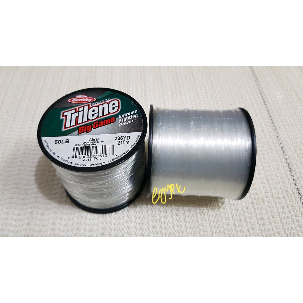 BERKLEY TRILENE BIG GAME WARNA CLEAR BGQS60C 60LB SAP 1134363