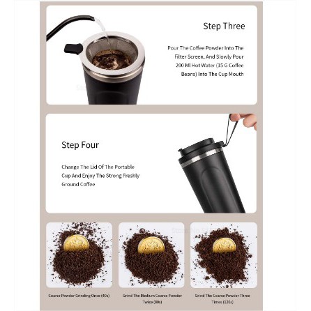 Xiaomi BUD Coffee Portable Maker Expresso Machine Grinder Electric Cup Tumbler Mesin Kopi