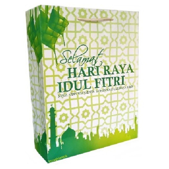 

(TERLARIS) Tas Paperbag Lebaran Isi 75 Pics - Putih