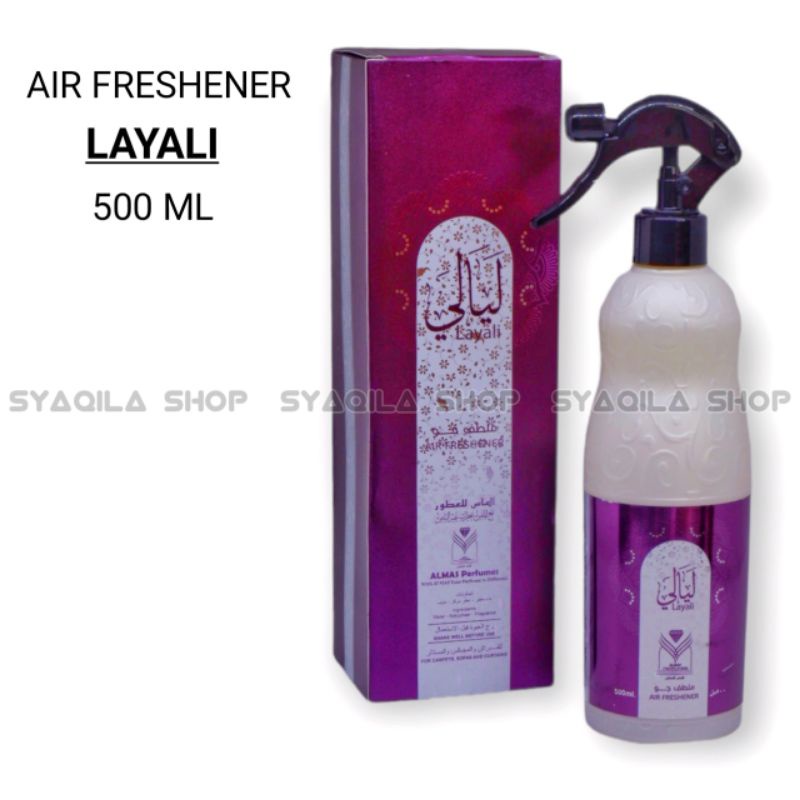 Air dan Linen Pengharum Ruangan Almas Sultany Air freshener Spray 480 ML