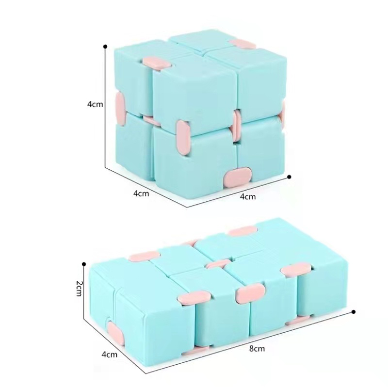 Infinite Mainan Kubus Rubik 3D Dekompresi Kreatif Untuk Edukasi Anak