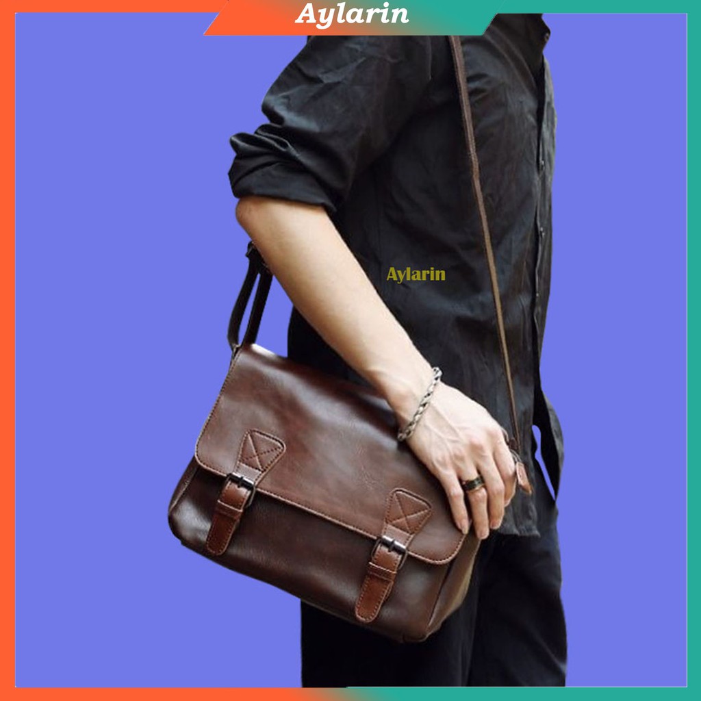 Tas Selempang Pria Korean Style Import Tas Pria Slempang