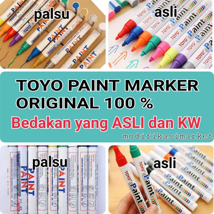 

Spidol Ban TOYO PUTIH - Paint Marker Toyo Kualitas Terbaik