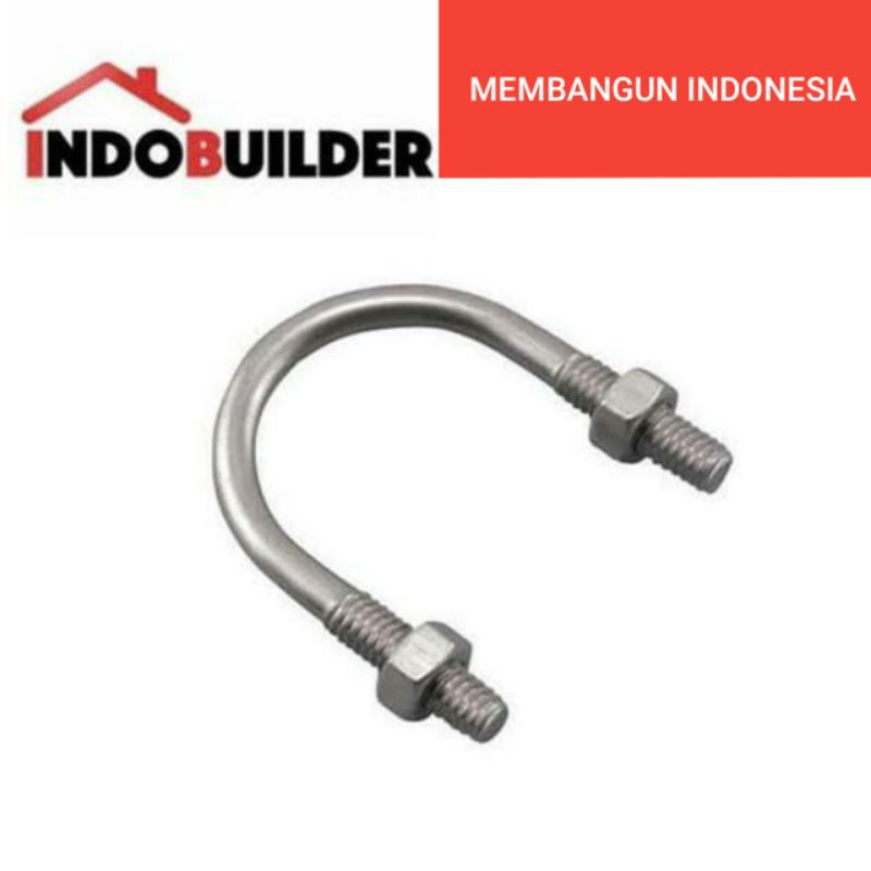 INDO BUILDER KLEM U BOLT U CLAMP