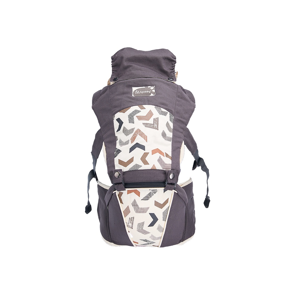 Gendongan Bayi Hipseat / Gendongan Depan / Gendongan Duduk Snobby 6 Posisi Artsy Series Saku Print TPG5841