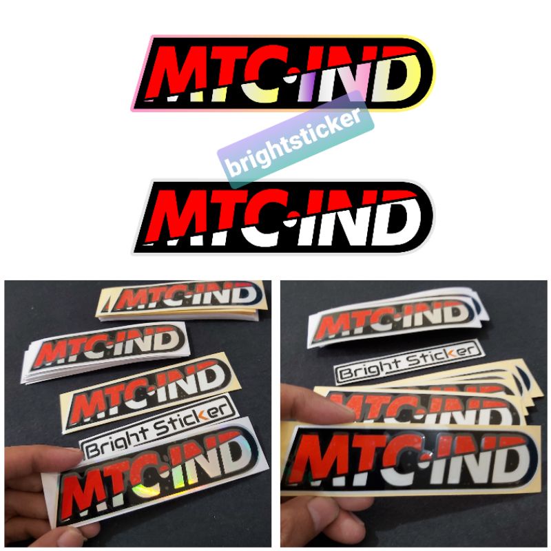 STICKER MATIC INDODONESIA MTC.IND CUTTING