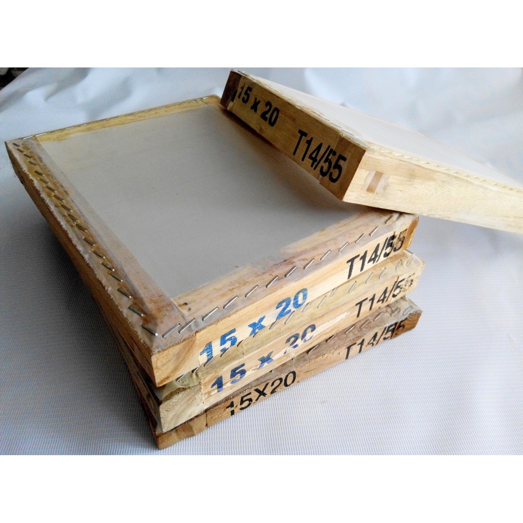 

Screen T55 / T 55 (15x20cm) Sablon Manual Untuk Cat Water Base