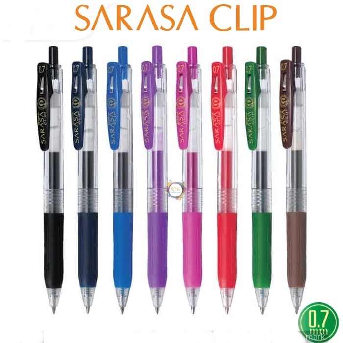 

Pulpen Gel Zebra Sarasa Clip 0.7 mm Ready Semua Warna