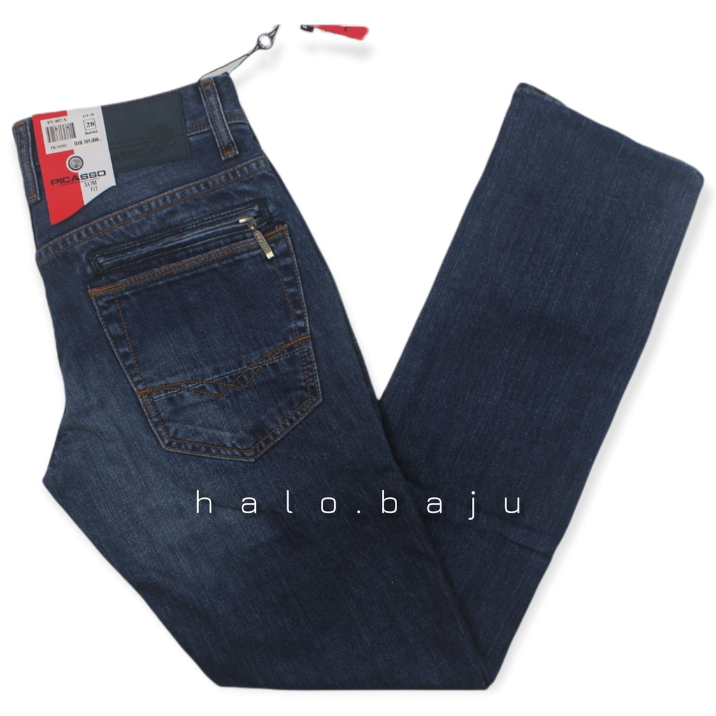 PICASSO SLIM FIT EDITION BLUE LABEL (PS407A - BLEACH MED) Celana Levis Picasso - Celana Picasso Jean
