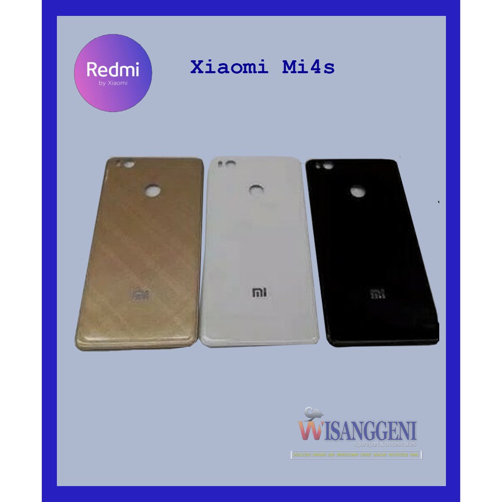 Backdoor Tutup Belakang Xiaomi Mi4S - Mi 4s Original
