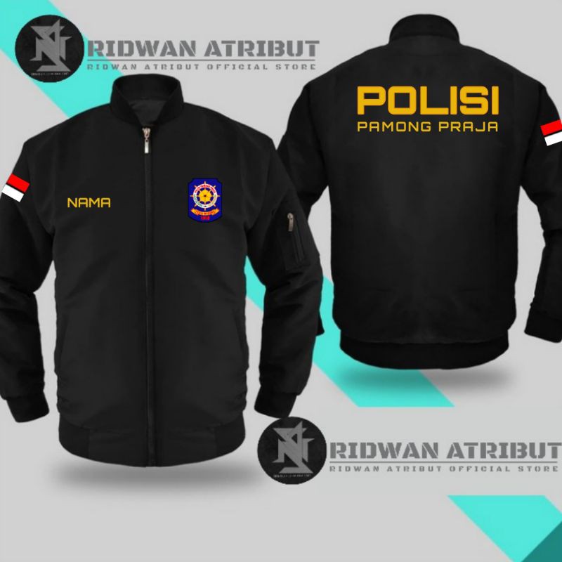 Jaket bomber pol pp .jaket bomber taslan pol pp