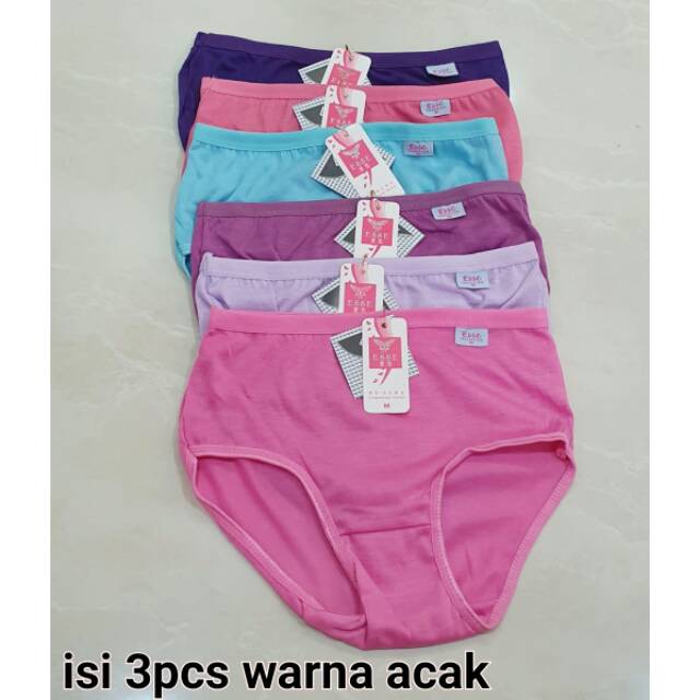 Celana dalam isi 3 pcs celana dalam wanita pakaian dalam wanita celana dalam bahan katun