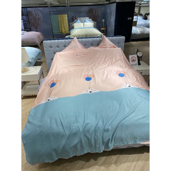 Sprei Tencel 60s Sutra Organik Handmade Custom Ukuran Seprai 90x200 Single Queen King Extra King siz