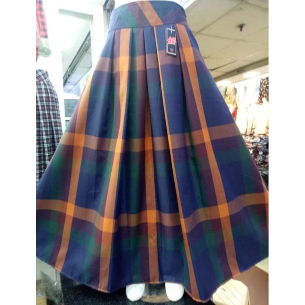 ROK FLANEL IMPORT PANJANG/ROK KOTAK FLANEL PANJANG/ROK FLANEL IMPORT MURAH/ROK SEMIWOL