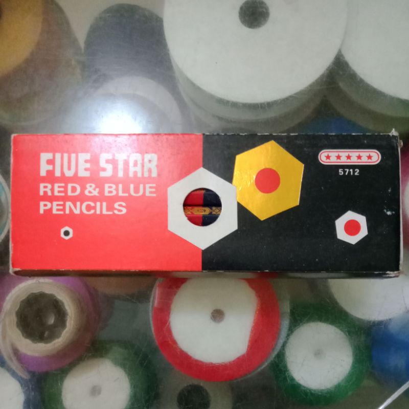 

pensil 2warna merah&biru (12pcs)