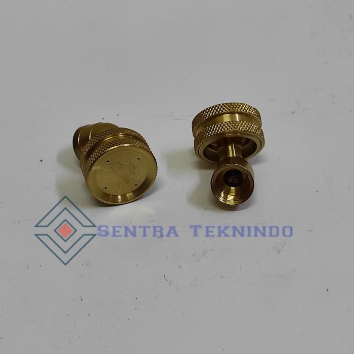 Alat Penyiram Kepala Sprayer Nozzle Tasco 4 Lubang Taiwan (Bengkok)Nozzle Mist/Kabut