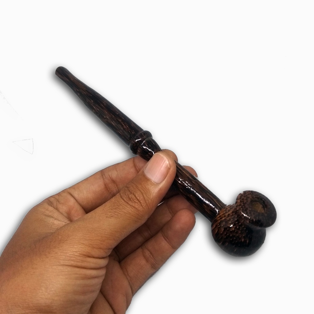 Pipa rokok cangklong/Padud/Bahan dari kayu aren/model popeye