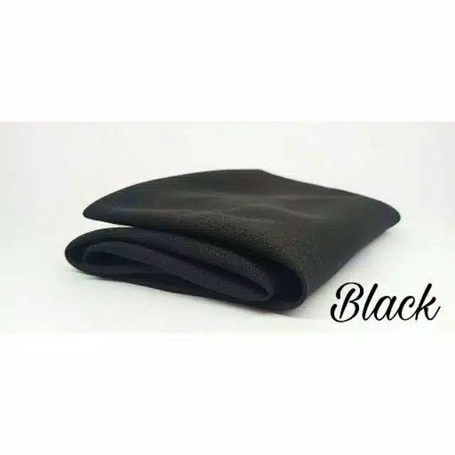 Jilbab bergo Maryam bahan wolfis brand original-Hitam