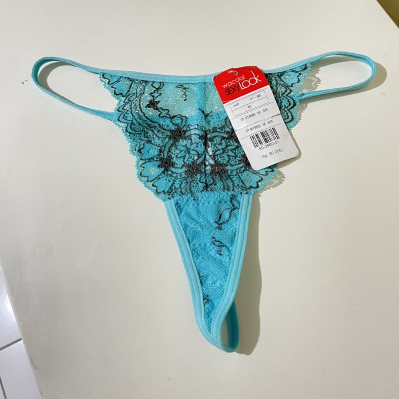 Wacoal Sexy Look G String Full Lace Panty / Celana Dalam IP 9199B