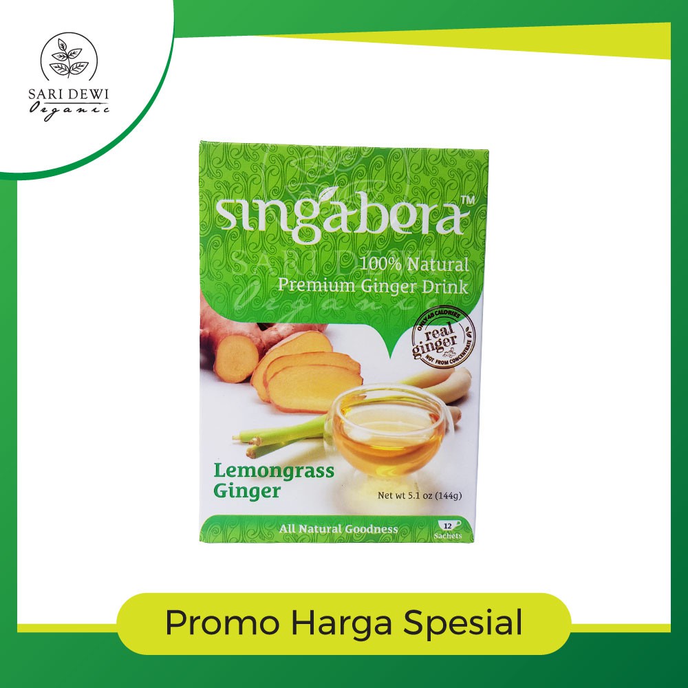 

SINGABERA PREMIUM GINGER DRINK LEMONGRASS GINGER 12'S
