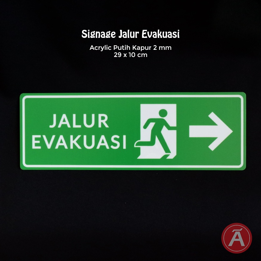 

Sign JALUR EVAKUASI C