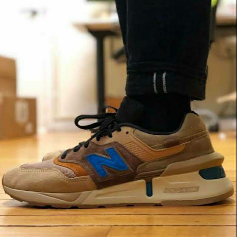 new balance 997s fusion kith x nonnative brown beige