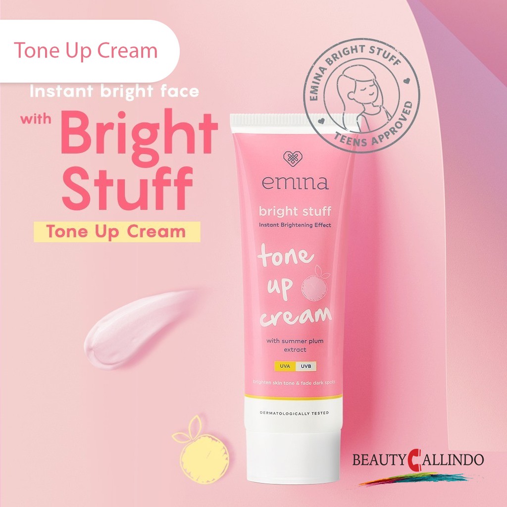 EMINA BRIGHT STUFF TONE UP CREAM 20ml Shopee Indonesia