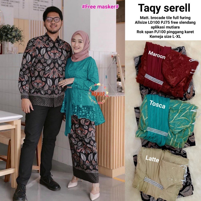 Taqy serell couple kondangan OOTD kekinian