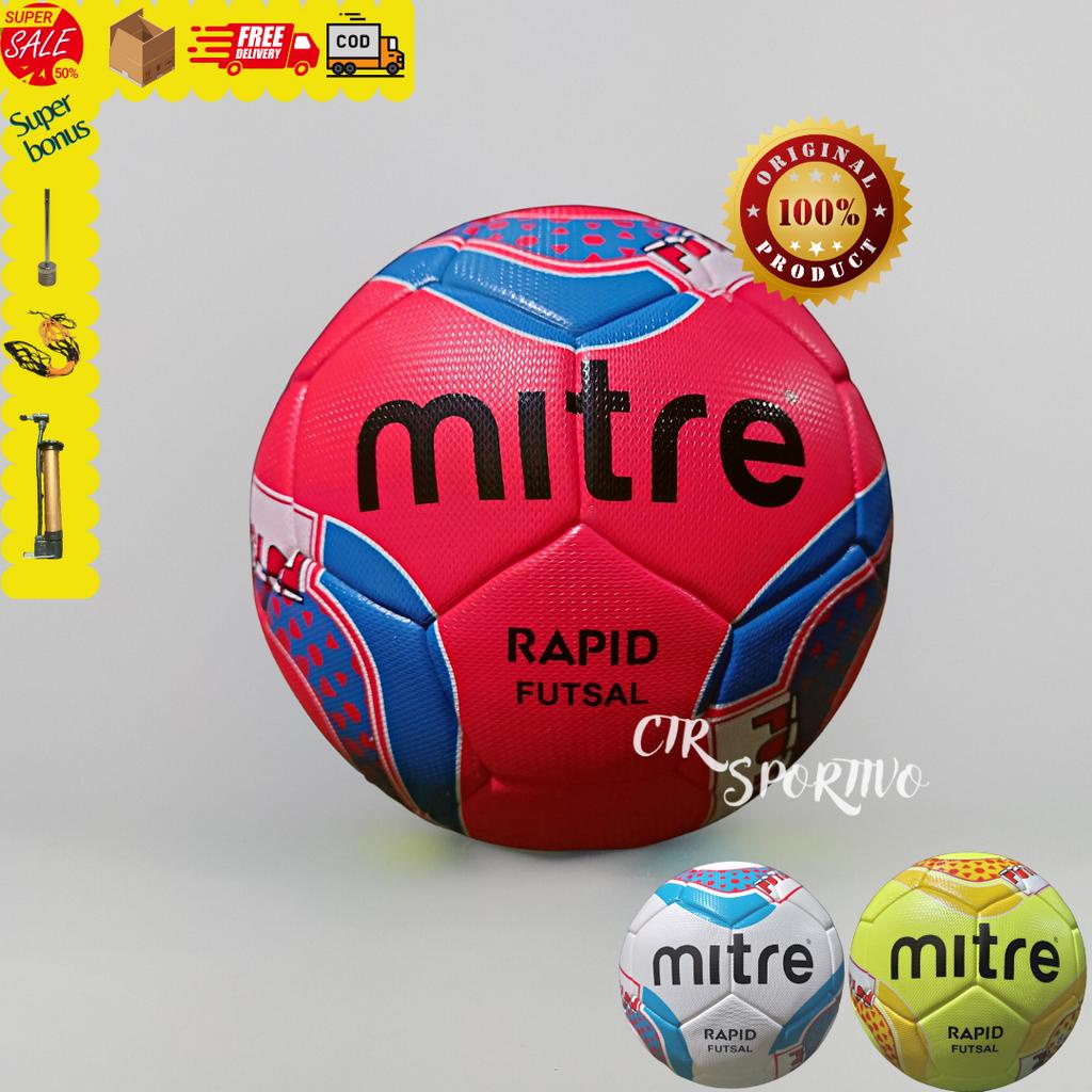 MITRE bola futsal original mitre size 4 bola putsal ori presss mesin no 4