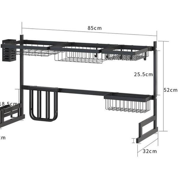 TERMURAH Lemari Piring Rak Dapur / Dapur / Wastafel Piring / Rak Dapur / Rak Dapur Serbaguna / Rak S