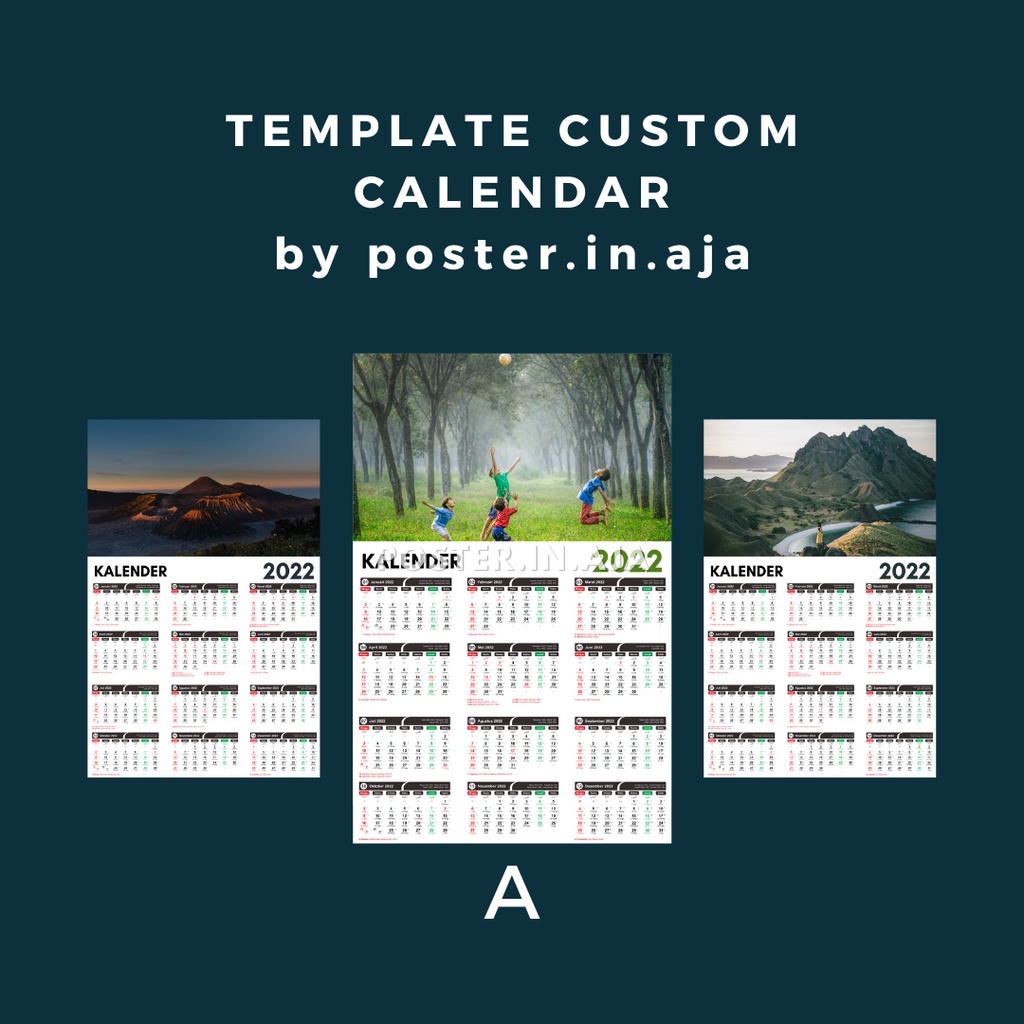 

Custom Calendar Lembaran 2022 Indonesia Potrait Landscape Kalendar Kustom Aesthetic Minimalist Hiasan Dinding Wallpaper Dekorasi bisa di Laminasi Doff Glossy