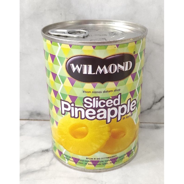 

Wilmond Slice Pineapple 567gr Nanas Kaleng