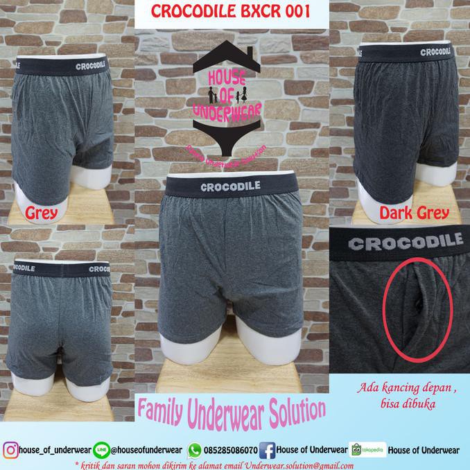 Dijual Celana Dalam Pria Boxer Crocodile Bxcr 001 Isi 2 - Mix Dua Warna, M Tbk