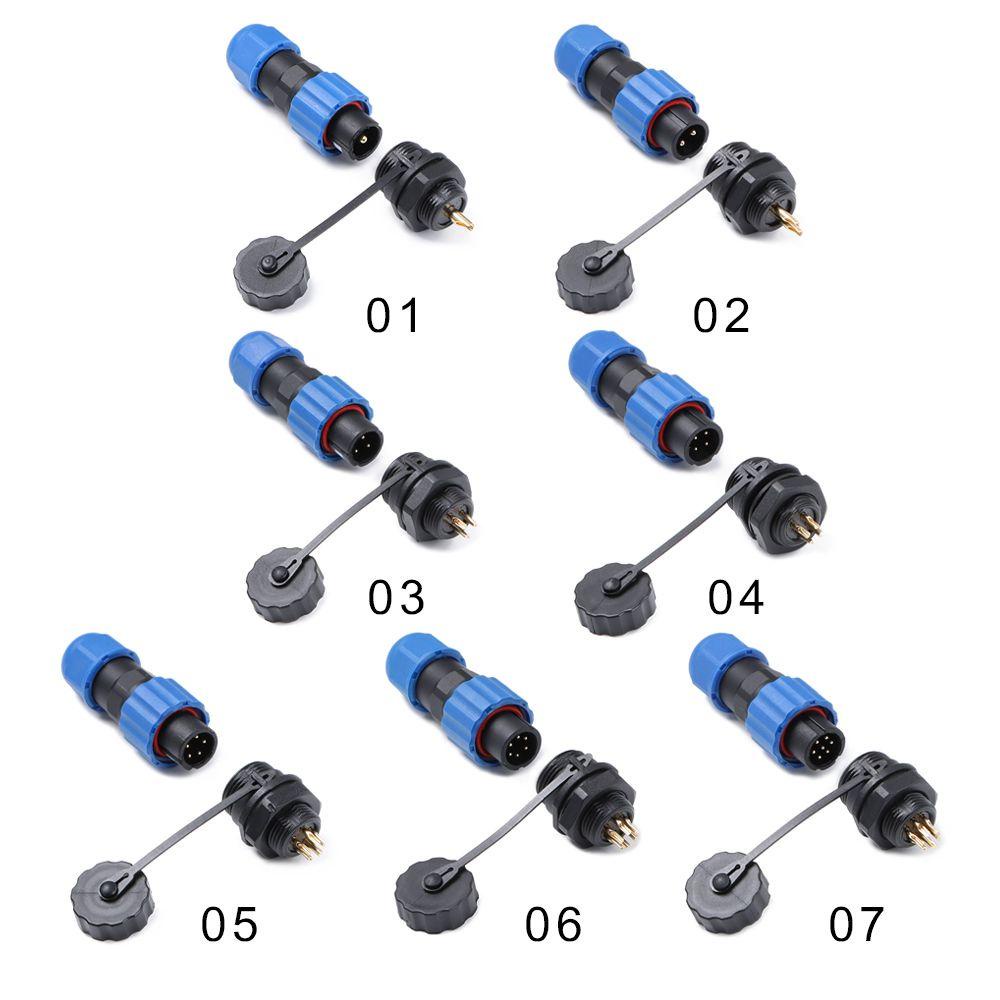 Solighter Kabel Coupler IP68 1-7 Pin SP13