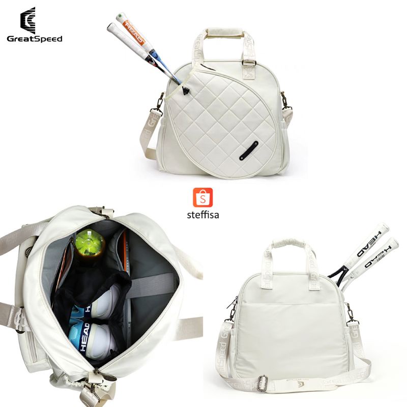 TAS RAKET GREATSPEED | olahraga bulu tangkis badminton tenis tennis shoulder sports bag handbag stylish minimalist casual original asli baru new impor premium