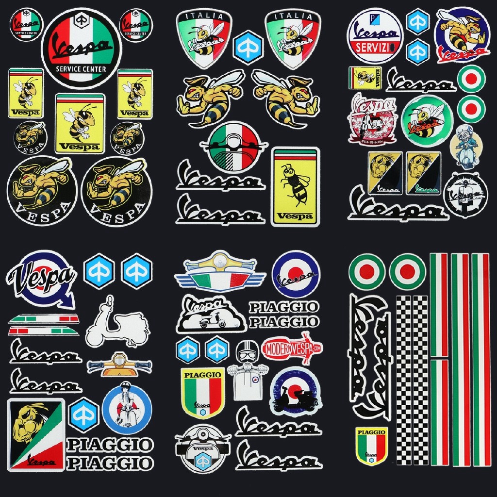 Stiker Reflektif Untuk Piaggio Vespa Gts Gtv Lxv Lt Px Primavera 50 125 150 200 250 300 300ie