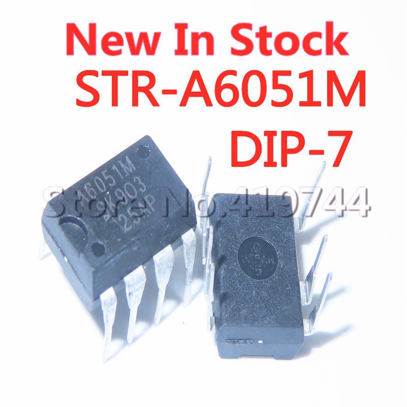 5pcs/lot100% Kualitas STR-A6051M A6051M DIP-7 switching power supply chip In Stock Baru Original