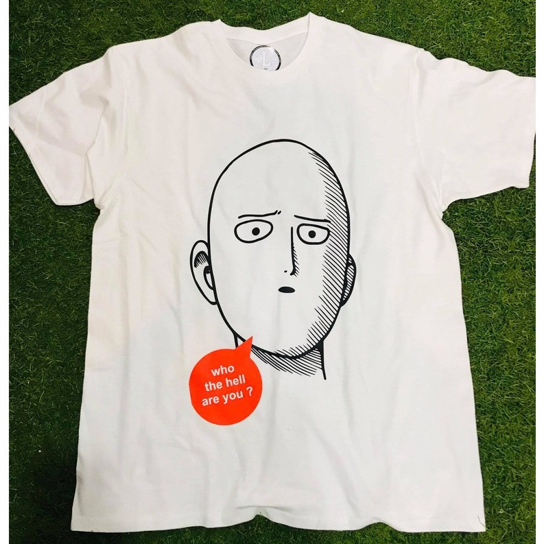 Kaos Saitama Face Who the Hell Are You