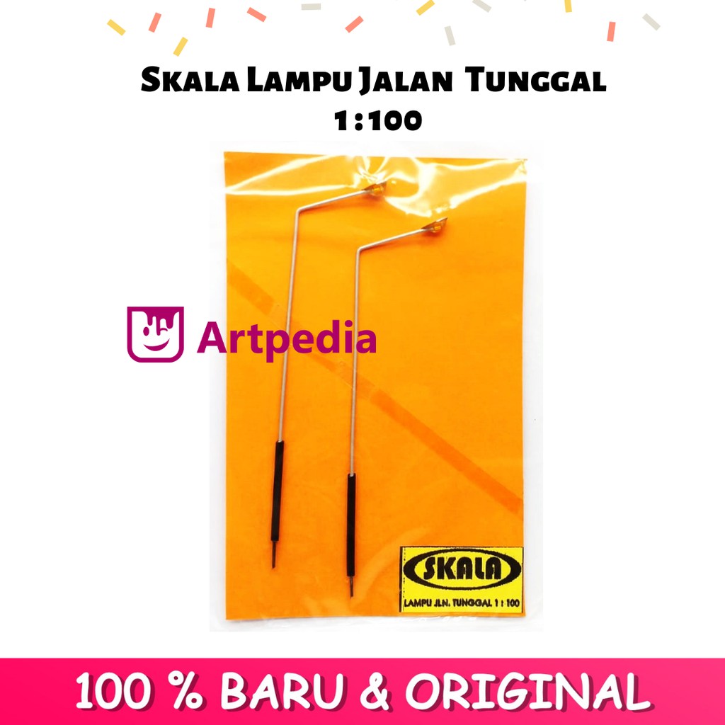Maket Lampu Jalan Tunggal 1:100 / Miniatur Bangunan / Diorama Lampu