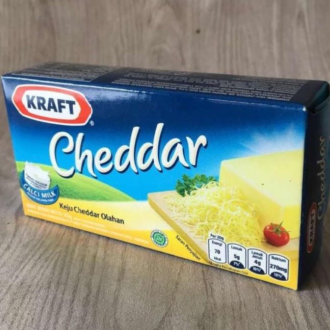 

Keju Parut Kraft Chedar Box 165 gram