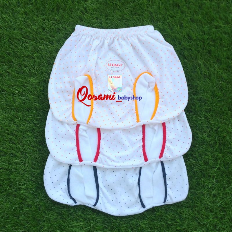 USAGI 3 pcs Celana Pop Bayi Motif Bintik SNI